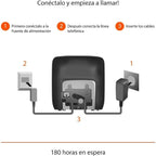 Teléfono Inalámbrico Gigaset CL390/ Gris