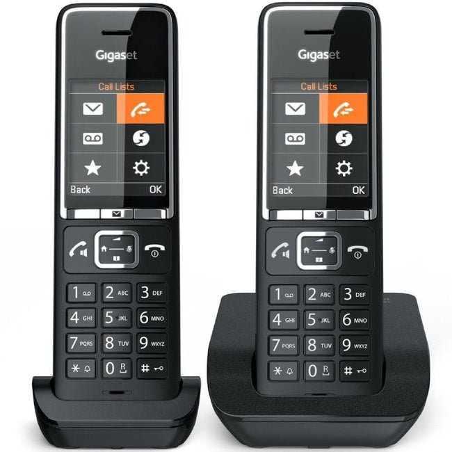 Teléfono Inalámbrico Gigaset Comfort 550/ Pack DUO/ Negro Main Image