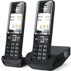 Teléfono Inalámbrico Gigaset Comfort 550/ Pack DUO/ Negro
