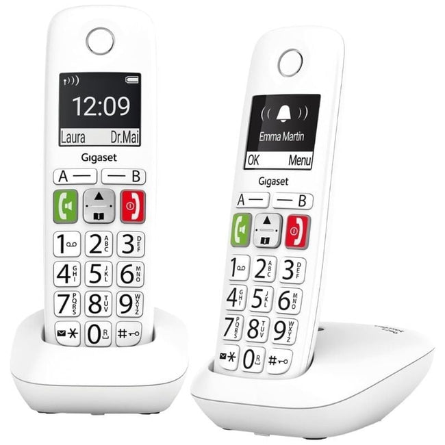 Teléfono Inalámbrico Gigaset E290/ Pack DUO/ Blanco Hover Image