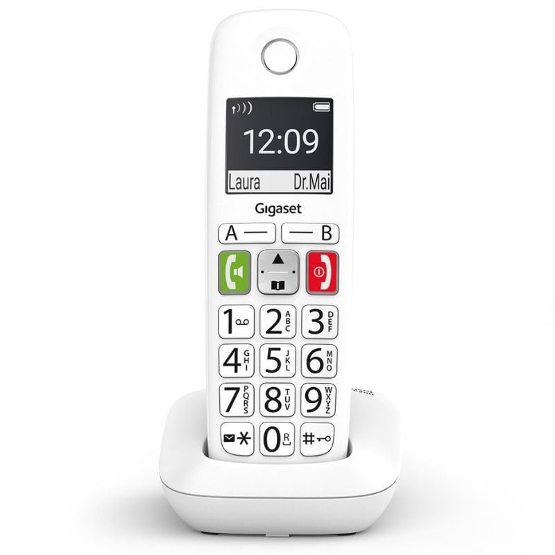 Teléfono Inalámbrico Gigaset E290/ Pack DUO/ Blanco