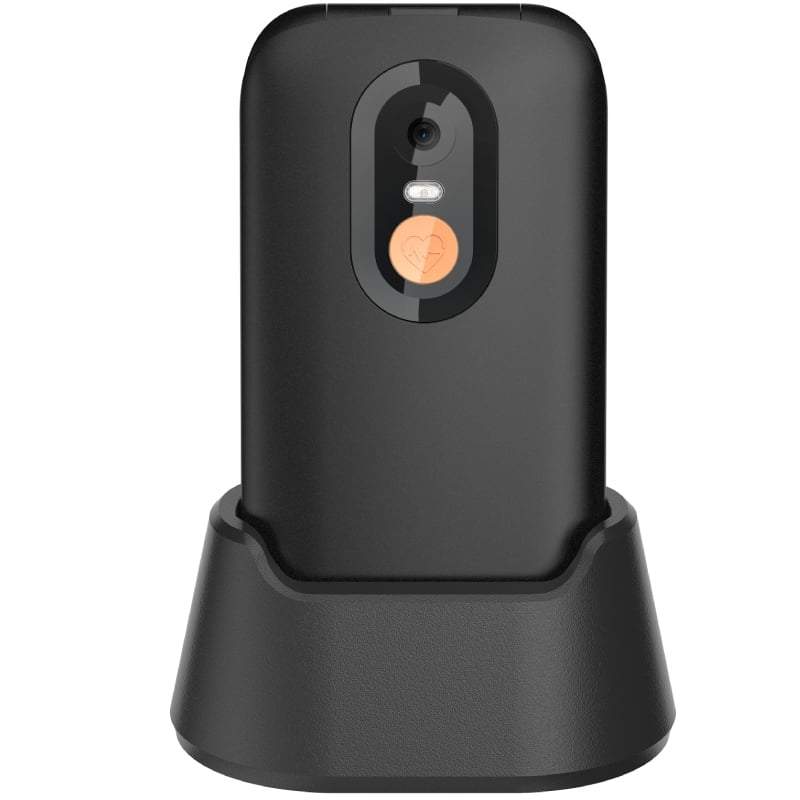Teléfono Móvil Gigaset GL40 para Personas Mayores/ 4G/ Negro
