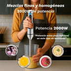Batidora de mano Grunkel BM-2000EXTREME/ 2000W/ Capacidad 0.8L