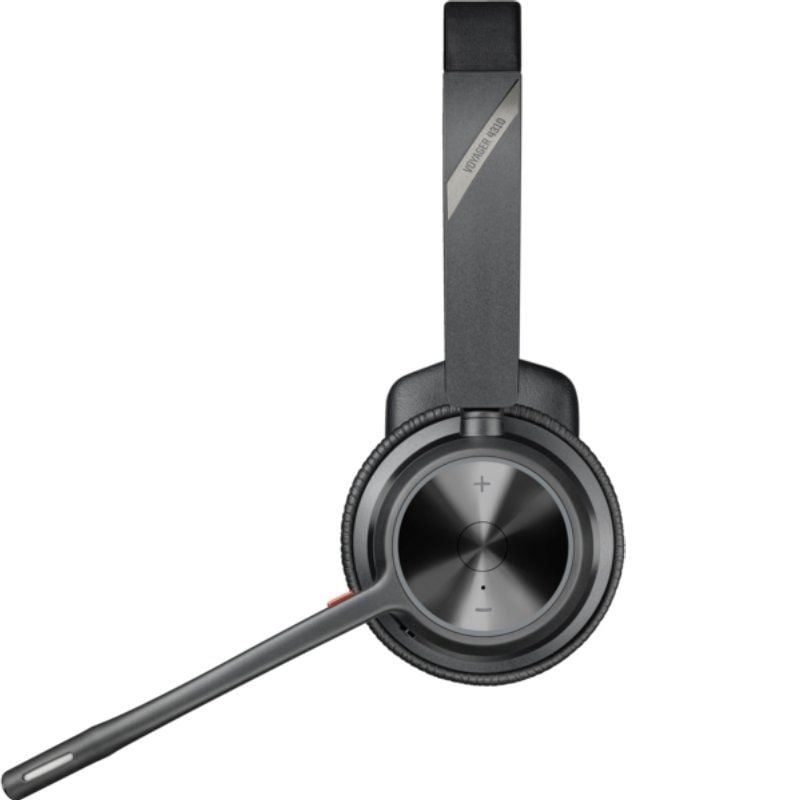 Auricular Inalámbrico Poly Voyager 4310 + Adaptador BT700 + Base de Carga/ con Micrófono/ Bluetooth/ Negro