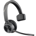 Auricular Inalámbrico Poly Voyager 4310 + Adaptador BT700 + Base de Carga/ con Micrófono/ Bluetooth/ Negro