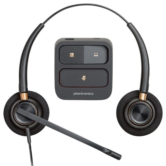 Auriculares Poly EncorePro 520/ con Micrófono/ QD/ Negros Hover Image