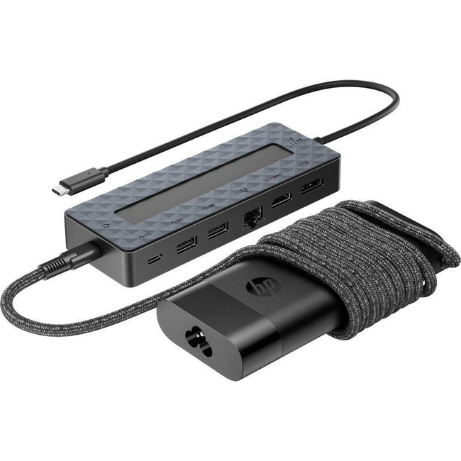 Pack Docking USB Tipo-C y Cargador Universal para Portátil HP 9H0H9AA Hover Image