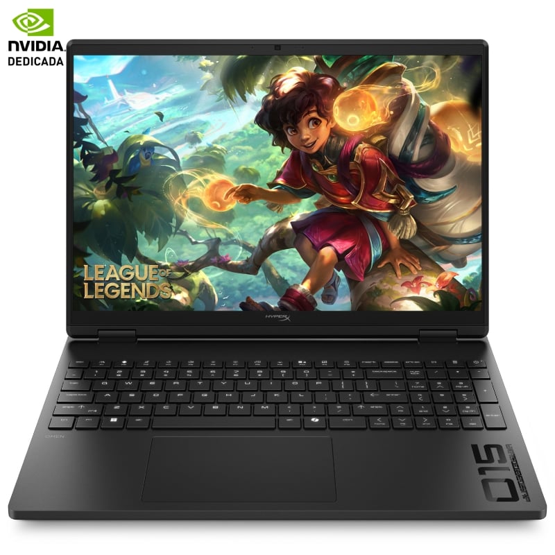 Portátil Gaming HP Omen 15-GB0007NS Ryzen 7 260/ 24GB/ 1TB SSD/ GeForce RTX 5060/ 15.3"/ Sin Sistema Operativo