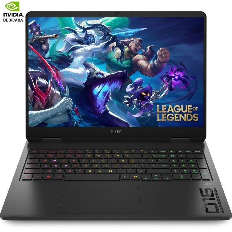 Portátil Gaming HP Omen 16-AM0036NS Intel Core Ultra 7-255H/ 32GB/ 1TB SSD/ GeForce RTX 5060/ 16"/ Sin Sistema Operativo