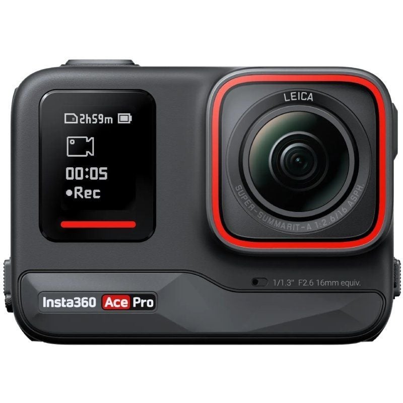 Cámara Digital Deportiva Insta360 Ace Pro/ 8K/ ngulo de visión 180/ Negra