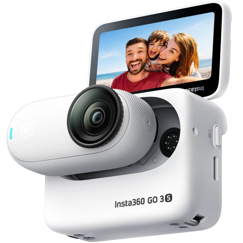 Cámara Digital Deportiva Insta360 GO 3S/ 4K/ ngulo de visión 180/ Blanca