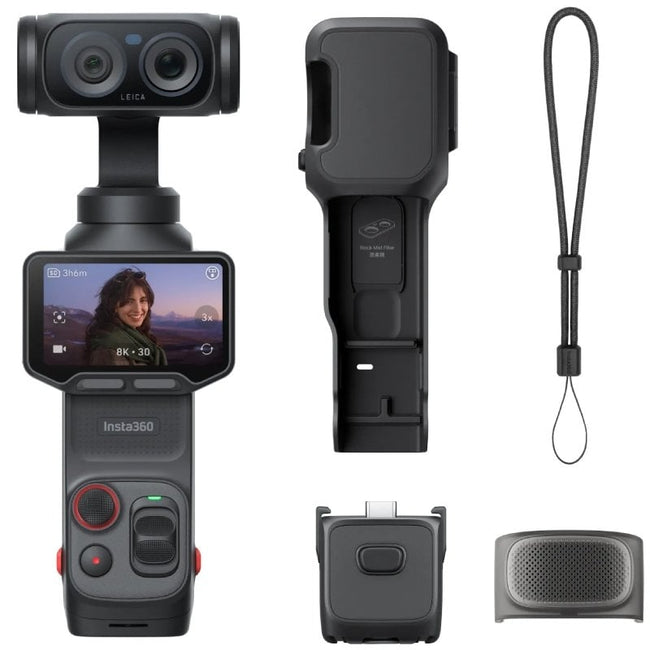 Cámara Digital Deportiva Insta360 Luna Pro/ 8K/ ngulo de visión 360/ Negra Hover Image