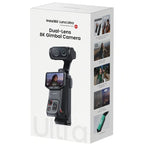 Cámara Digital Deportiva Insta360 Luna Pro/ 8K/ ngulo de visión 360/ Negra