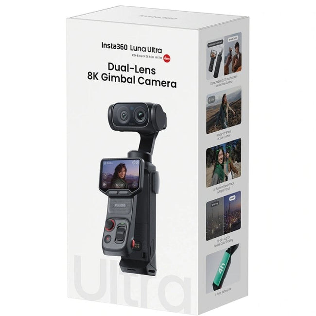 Cámara Digital Deportiva Insta360 Luna Pro/ 8K/ ngulo de visión 360/ Negra Main Image