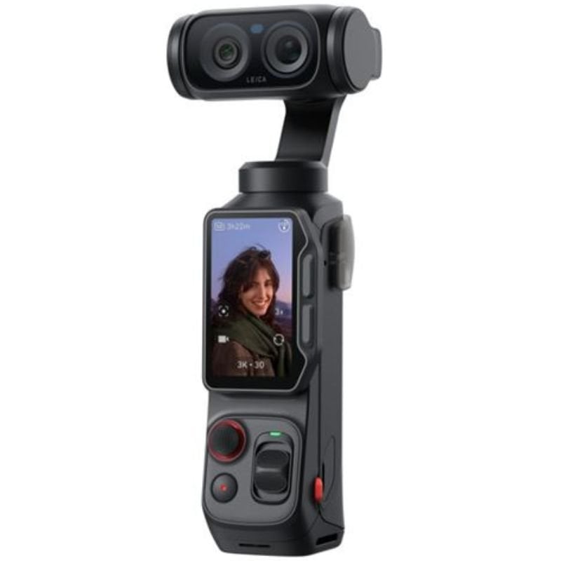 Cámara Digital Deportiva Insta360 Luna Ultra Pack Creador/ 8K/ ngulo de visión 360/ Negra