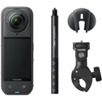 Cámara Digital Deportiva Insta360 X5 Vista múltiple motero Kit/ 8K/ ngulo de visión 360/ Negra