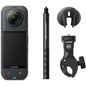 Cámara Digital Deportiva Insta360 X5 Vista múltiple motero Kit/ 8K/ ngulo de visión 360/ Negra