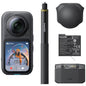Cámara Digital Deportiva Insta360 X6 Pack Essential/ 8K/ ngulo de visión 360/ Negra/ Incluye Stick, Baterías, Bolsa y Capuchón de Lente
