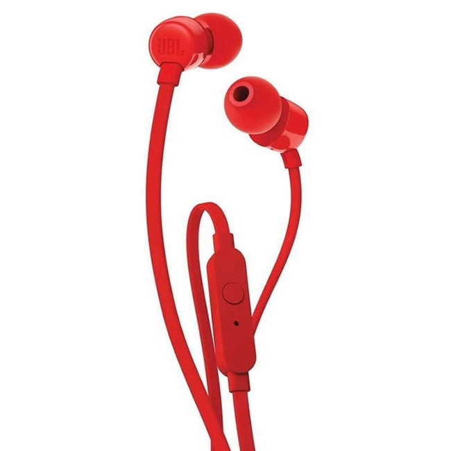 Auriculares Intrauditivos JBL T110/ con Micrófono/ Jack 3.5/ Rojos Hover Image