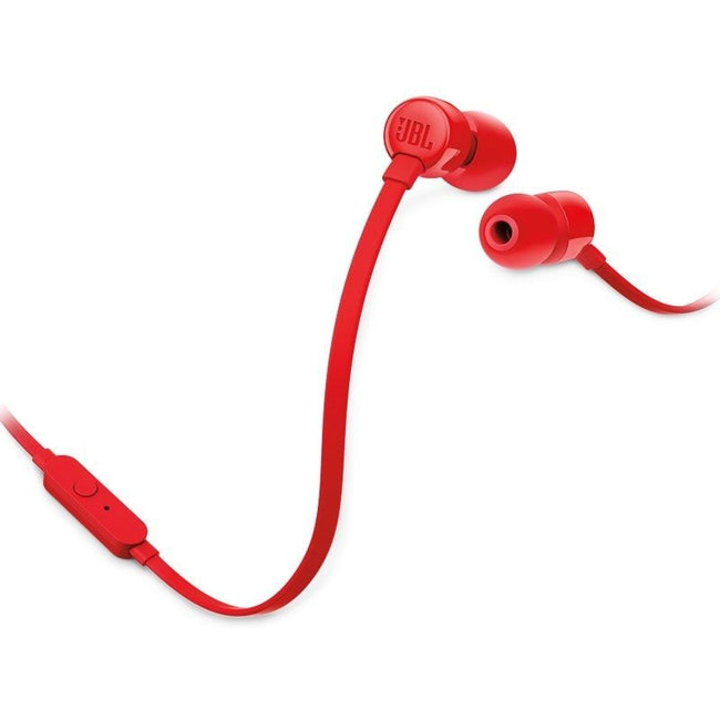 Auriculares Intrauditivos JBL T110/ con Micrófono/ Jack 3.5/ Rojos Main Image