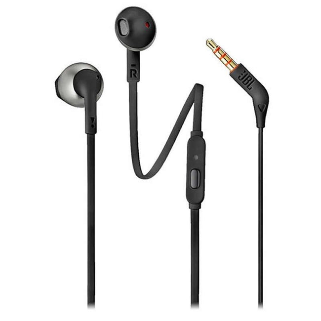 Auriculares Intrauditivos JBL Tune 205/ con Micrófono/ Jack 3.5/ Negros Hover Image