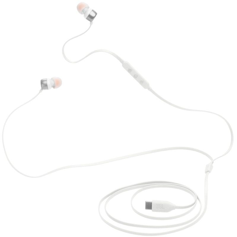 Auriculares Intrauditivos JBL Tune 310C/ con Micrófono/ Blancos