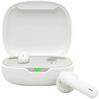 Auriculares Bluetooth JBL Wave Flex 2 con estuche de carga/ Autonomía 10h/ Blancos