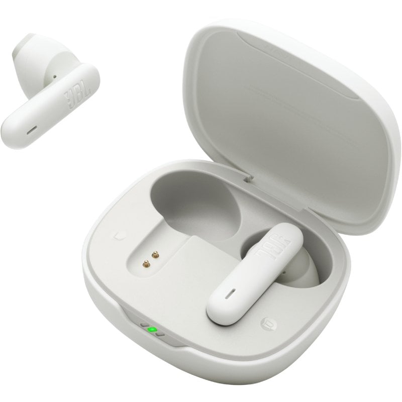 Auriculares Bluetooth JBL Wave Flex 2 con estuche de carga/ Autonomía 10h/ Blancos