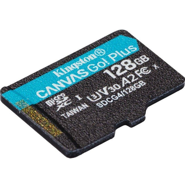 Tarjeta de Memoria Kingston CANVAS Go! Plus 128GB microSD XC/ Clase 10/ 200MBs Main Image