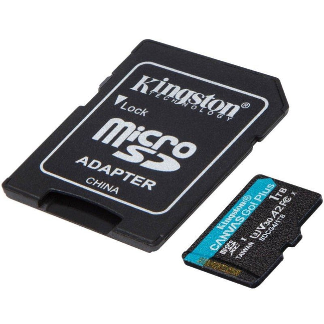 Tarjeta de Memoria Kingston CANVAS Go! Plus 1TB microSD XC con Adaptador/ Clase 10/ 200MBs Main Image