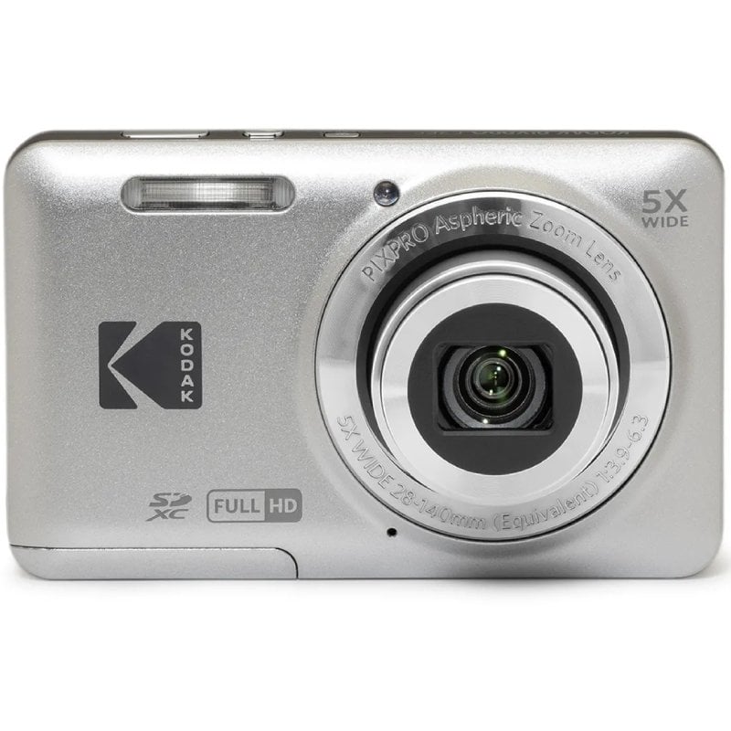 Cámara Digital Kodak Pixpro FZ55/ 16MP/ Zoom ptico 5x/ Plata