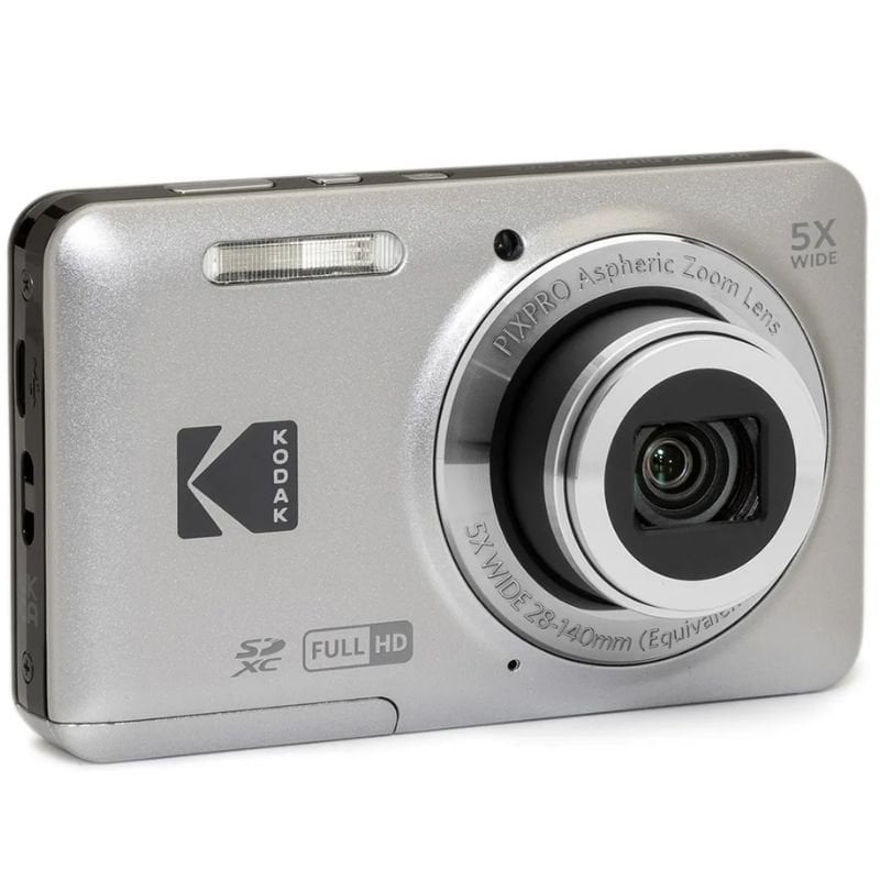 Cámara Digital Kodak Pixpro FZ55/ 16MP/ Zoom ptico 5x/ Plata