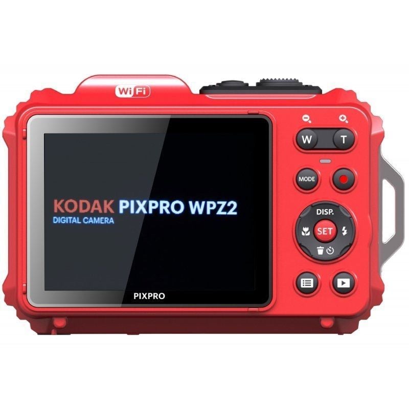 Pack Cámara Digital Kodak Pixpro WPZ2RD6 + 2 Baterías + 1 MicroSD/ 16MP/ Zoom ptico 4x/ Rojo