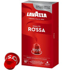 Cápsula Lavazza Qualitá Rossa para cafeteras Nespresso/ Caja de 10
