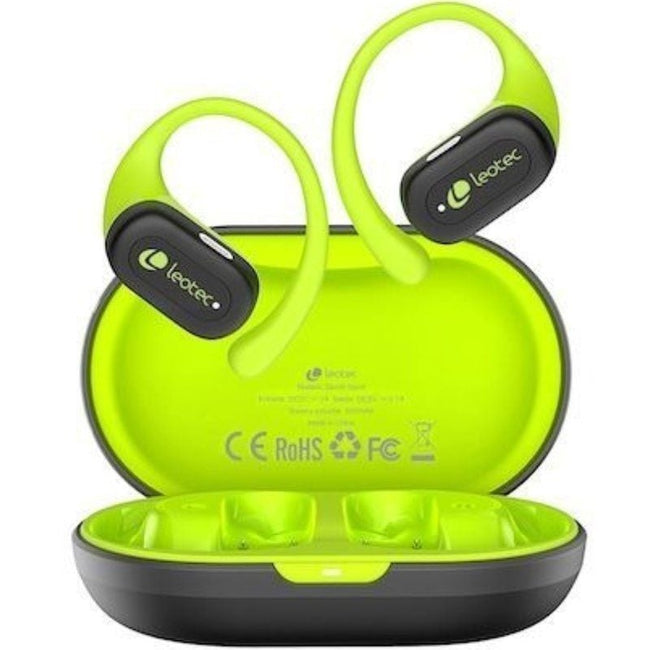 Auriculares Deportivos Bluetooth Leotec Open Air Zenith Sport con estuche de carga/ Autonomía 6.5h/ Lima Main Image