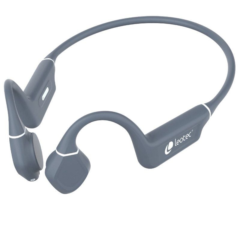 Auriculares Inalámbricos Deportivos de Conducción sea Leotec Osea Kuri/ con Micrófono/ Bluetooth/ Grises