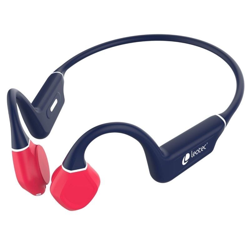 Auriculares Inalámbricos Deportivos de Conducción sea Leotec Osea Kuri/ con Micrófono/ Bluetooth/ Azules y Rojos