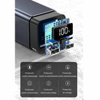 Batería Externa/Powerbank Leotec PowerBank 20000mAh PD/ 65W/ Compatible con Portátiles