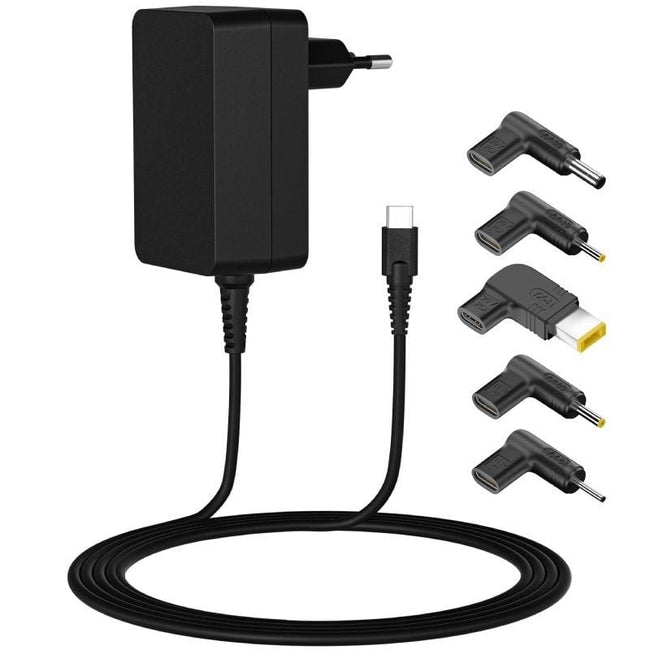 Cargador de Portátil Leotec Notebook 45W Type-C/ 1xUSB Tipo-C/ 45W/ Automático/ Voltaje 5-20V Hover Image