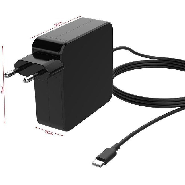 Cargador de Portátil Leotec Notebook 65W Type-C/ 1xUSB Tipo-C/ 65W/ Automático/ Voltaje 5-20V Main Image