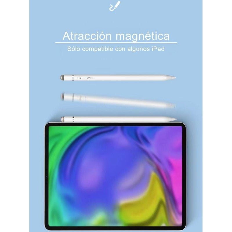 Lápiz Electrónico Leotec LESTP04W Stylus ePen Plus para Android, Apple y Windows/ Blanco
