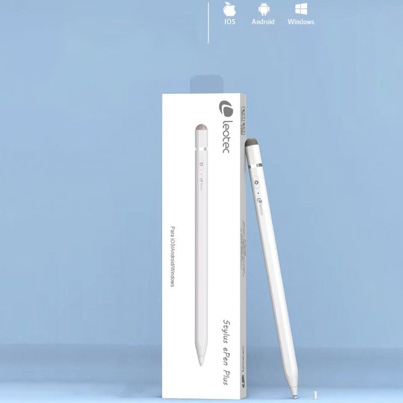 Lápiz Electrónico Leotec LESTP04W Stylus ePen Plus para Android, Apple y Windows/ Blanco