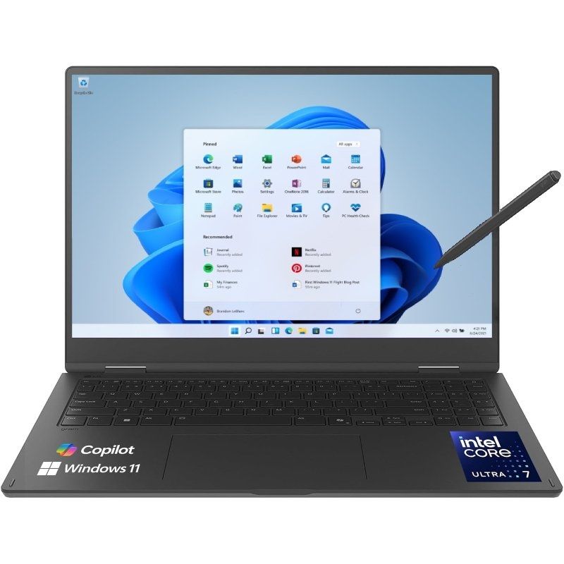 Portátil Convertible LG Gram Pro 2en1 16T90TP-K.AD88B Intel Core Ultra 7-255H/ 32GB/ 1TB SSD/ 16" Táctil/ Win11