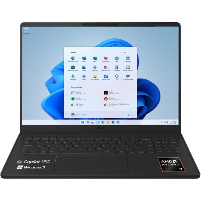 Portátil LG Gram 16U55U-G.AU75BN Ryzen AI 7 445/ 16GB/ 512GB SSD/ 16"/ Win11 Hover Image