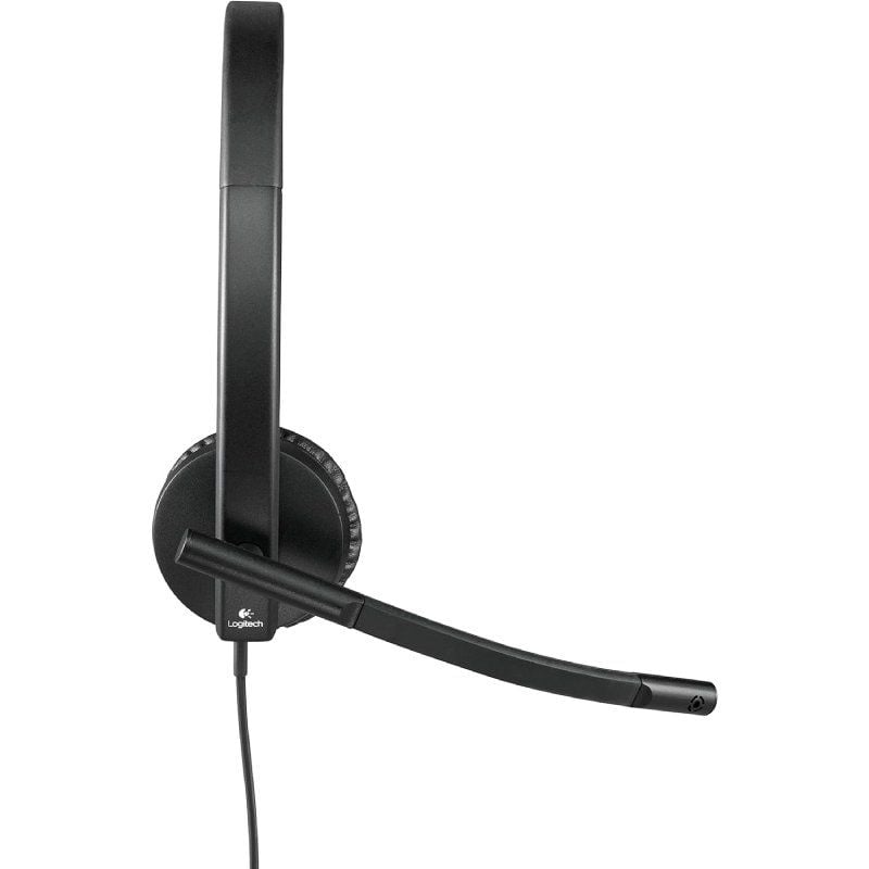 Auriculares Logitech H570E/ con Micrófono/ USB/ Negros