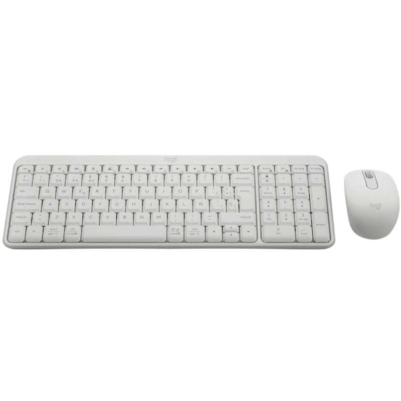 Teclado y Ratón Inalámbricos Logitech Wireless Combo MK250/ Blanco