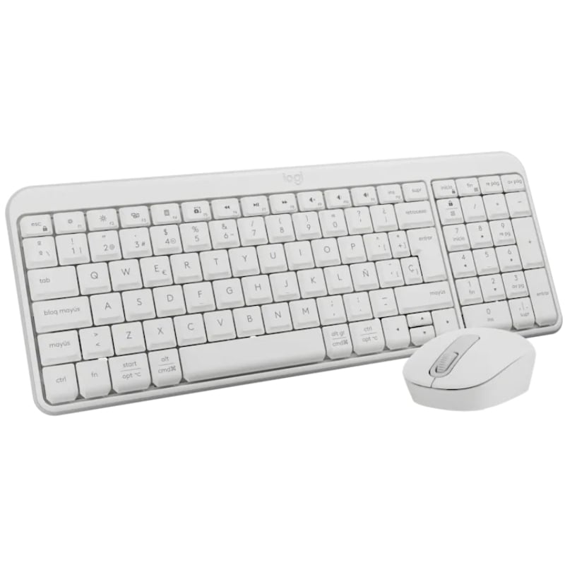 Teclado y Ratón Inalámbricos Logitech Wireless Combo MK250/ Blanco