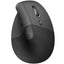 Ratón Vertical Inalámbrico Logitech Lift Vertical Ergonomic Mouse Business/ Hasta 4000 DPI/ Grafito
