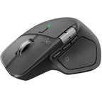 Ratón Ergonómico Inalámbrico Logitech MX Master 4/ Batería recargable/ Hasta 8000 DPI/ Grafito