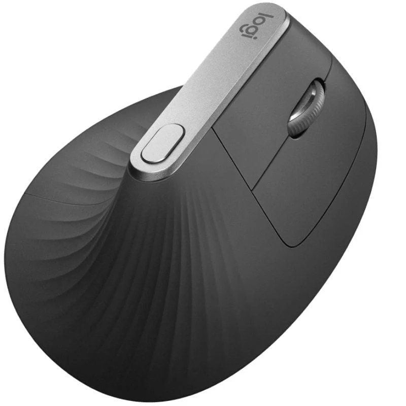 Ratón Vertical Inalámbrico Logitech Vertical MX/ Batería recargable/ Hasta 4000 DPI